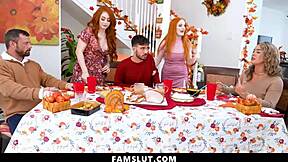 Stepfamily Threesome Cum Blast!