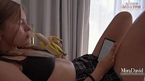 Reading is so boring better grab my dick - mira david