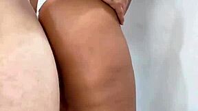 Latina gets anal creampie from stepfather