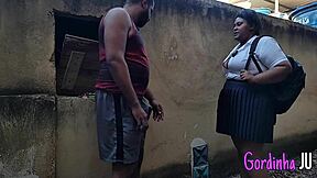 fat student caught smoking and stepfather fucks her anal with cum on ass