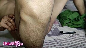 I shaved my hot Indian stepsister's pussy on Raksha Bandhan