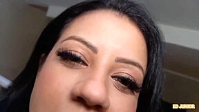 fucking tanned adella anderson brazilian without condom with zayra pink in red and sheer