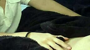 feeling the intense oral pleasure on white wolf's veiny cock on sofa