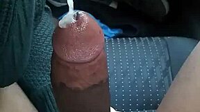 Amateur gives sloppy public blowjob outdoors