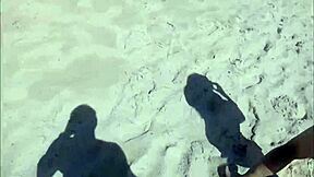 why does this african slut fuck on the beach publicly?