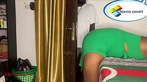 I fucked cheating ebony wife bent over squirting in neighborhood