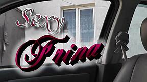 dude, i saw this naked milf in the taxi without panties!