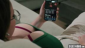 Codi Vore caught masturbating by Tommy Pistol