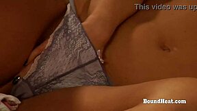 I am the dominant lesbian mistress watching my two bound slaves get punished on their asses