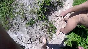 why does this african slut fuck on the beach publicly?