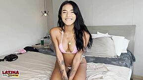 can mia caliente handle her first huge creampie in that tight pussy?