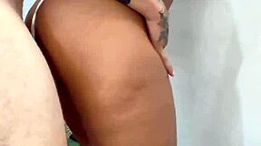 Latina gets anal creampie from stepfather