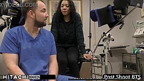 Freshman receives hitachi treatment from doctor