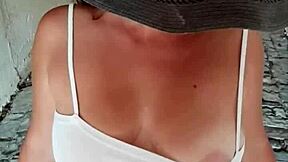 Hot Stepmom Teases With Public Blowjob On Street