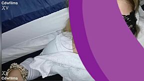 pretty young petite tatted white girl shares a liquid lunch quickie