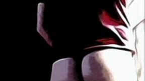 Pahantekijä alaston mies kiusaa käsityöllä