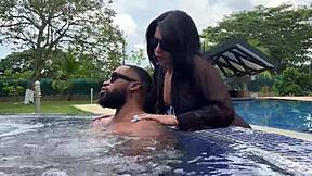 i relax in jacuzzi with kylei ellish lover