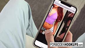 A food delivery guy says hey stepsister, let's bang hard with blowjob and facial cumshot in this taboo group pickup.