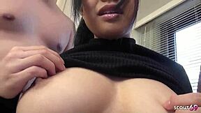 petite japanese teen 18+ first interview at uncensored jav