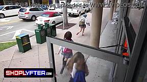 Does Mads Flores get bent over at work?