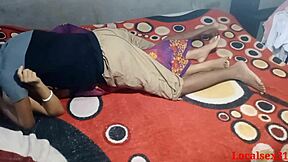 Red Saree Indian Bengali Wife Bent Over Doggy Fuck On Webcam