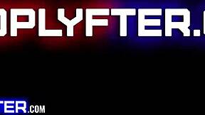 Does Mads Flores get bent over at work?