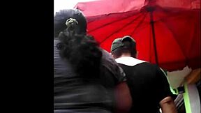 Peruvian Woman Feels Excited Shopping