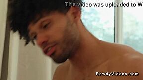 Interracial gay bodybuilder in 69 bareback assfucking and blowjob with monster cock!