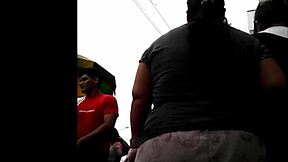 Peruvian Woman Feels Excited Shopping