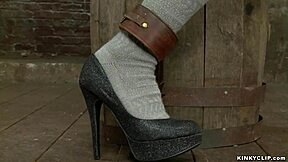 hot asian ass gets spanked and toyed, feeling the pain?