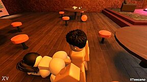 Slut ass pov fucking with big cock in bar