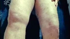 Naughty Naked Man Teases With Handjob