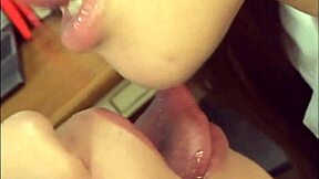 Intimate close-up compilation features Asian lesbians sharing deep, sloppy kisses in various passionate scenes