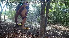 Ousadinha no matinho esposa e o bbc