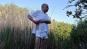 Public Striptease Leads to Naked Walk of Shame