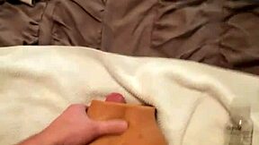 mac brampton plays with sex toy, busting on it casually