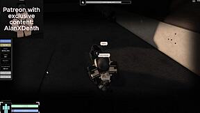 Fucked this girl hard in the Roblox condo!