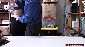 Teen Shoplifter Fucked by LP Officer