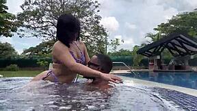 i relax in jacuzzi with kylei ellish lover