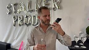 Descriptive valentine's orgy features reverse gangbang with alexis crystal and friends licking to orgasm