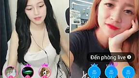 Two cute girls in livestream uplive?