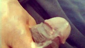 i just got home from work and fantasize about girlfriend wife with slow moist cum masturbation in garage 😏