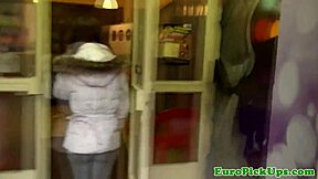 euro babe picked up at gym, want her cumshot?