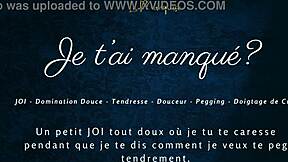 i've missed you, now stroke to my french joi