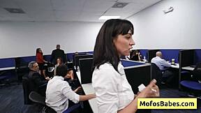 Big Tit MILF Fucked Hard At Work And Enjoys Nasty Facial In The Break Room - Sasha Pearl Parker Ambrose