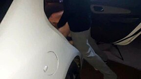 Latina engages in rough dogging, licking balls and taking cum on ass in park