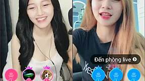 Two cute girls in livestream uplive?