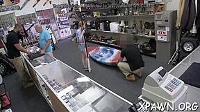 i fill the fine booty amateur's tight pussy