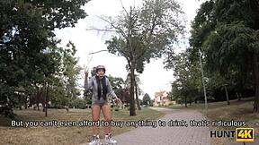 Naughty Chick Cheats On Cuckold Boyfriend With Rich Stranger