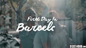 milf cassie del isla exploring barcelona and her asshole and babe enjoyed rough anal sex